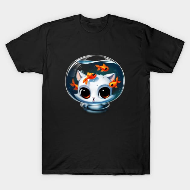 Castronaut Cat T-Shirt by Tobe_Fonseca